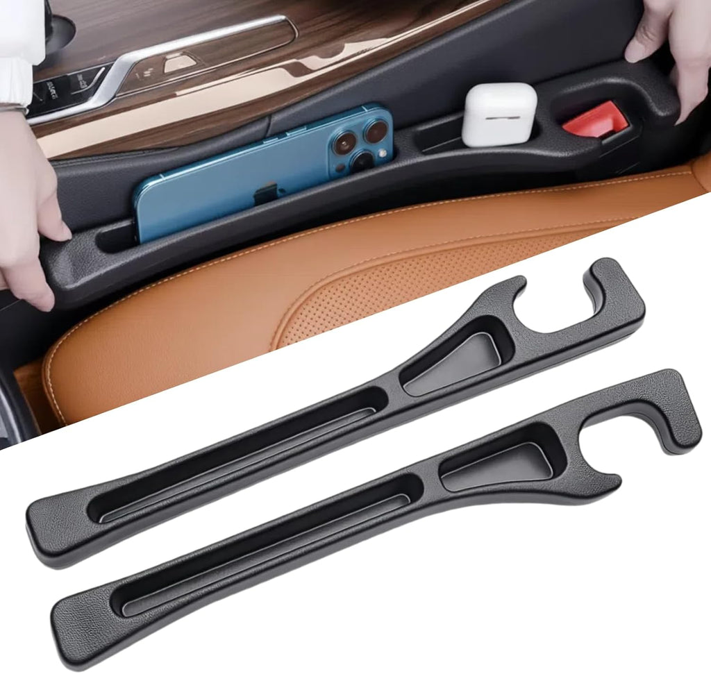 2 Pack Car Seat Gap Organizer, Seat Gap Filler Plug for Cars, Suvs & Trucks – Pr
