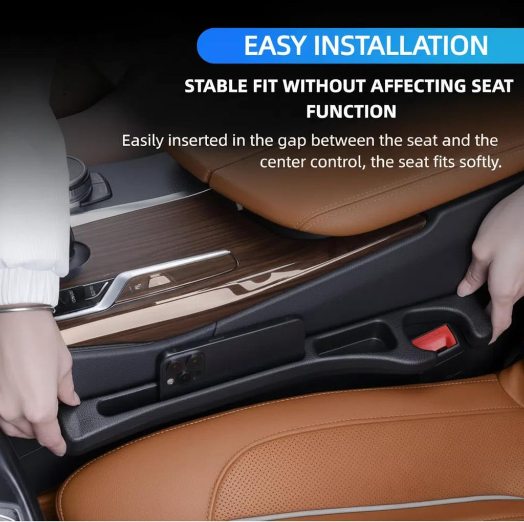 2 Pack Car Seat Gap Organizer, Seat Gap Filler Plug for Cars, Suvs & Trucks – Pr