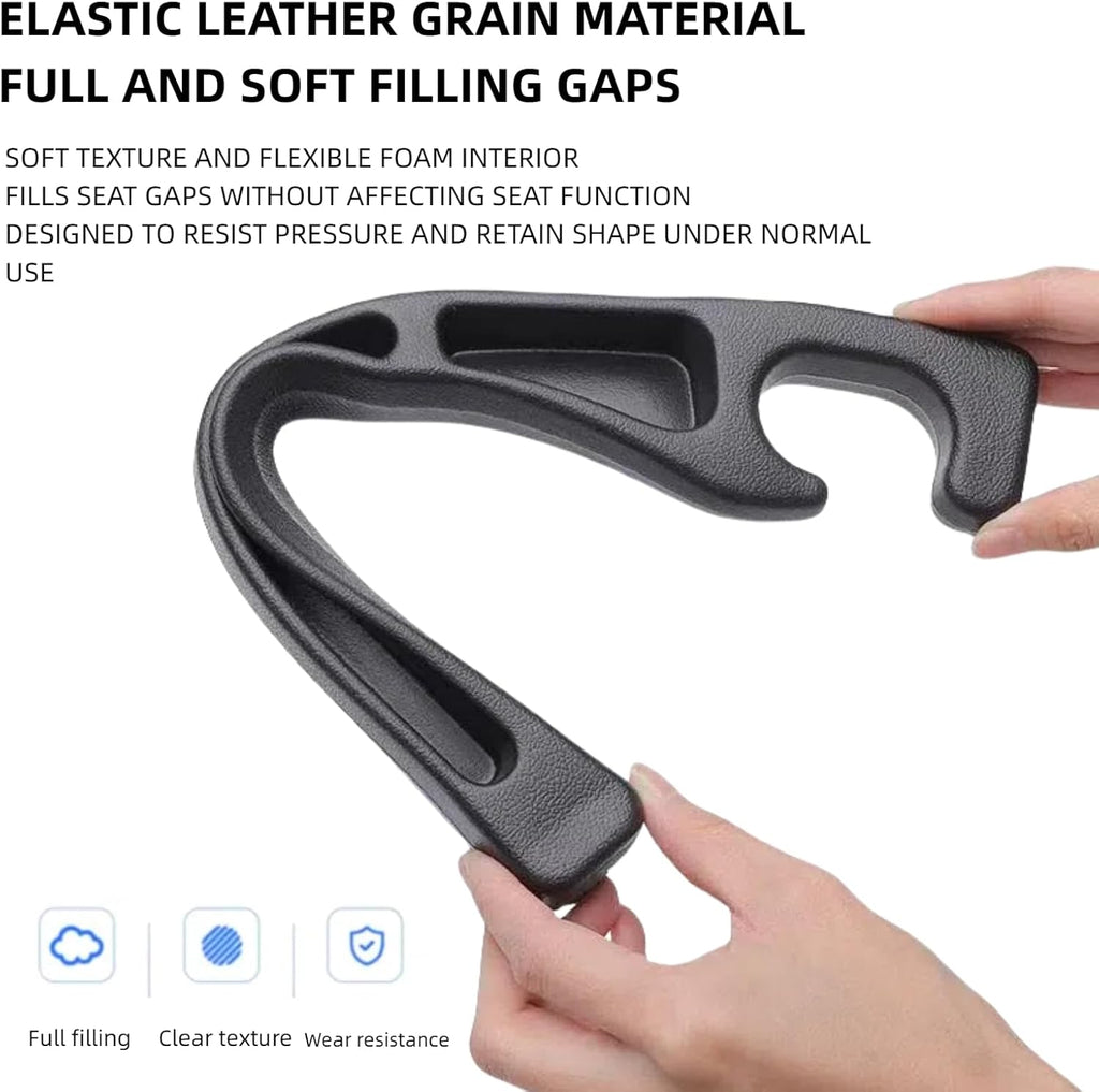 2 Pack Car Seat Gap Organizer, Seat Gap Filler Plug for Cars, Suvs & Trucks – Pr